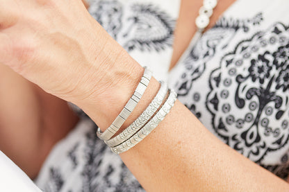 Magnetarmband mit Steinen Edelstahl