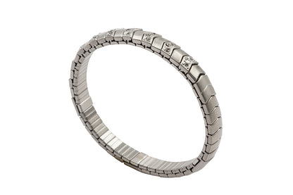 Magnetarmband mit Steinen Edelstahl