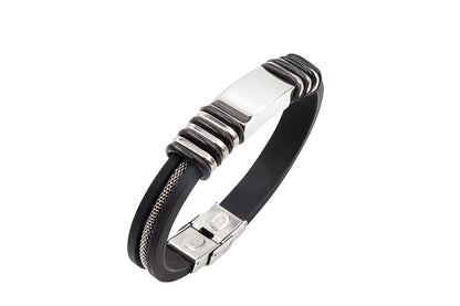 Herrenmagnetarmband Silicon