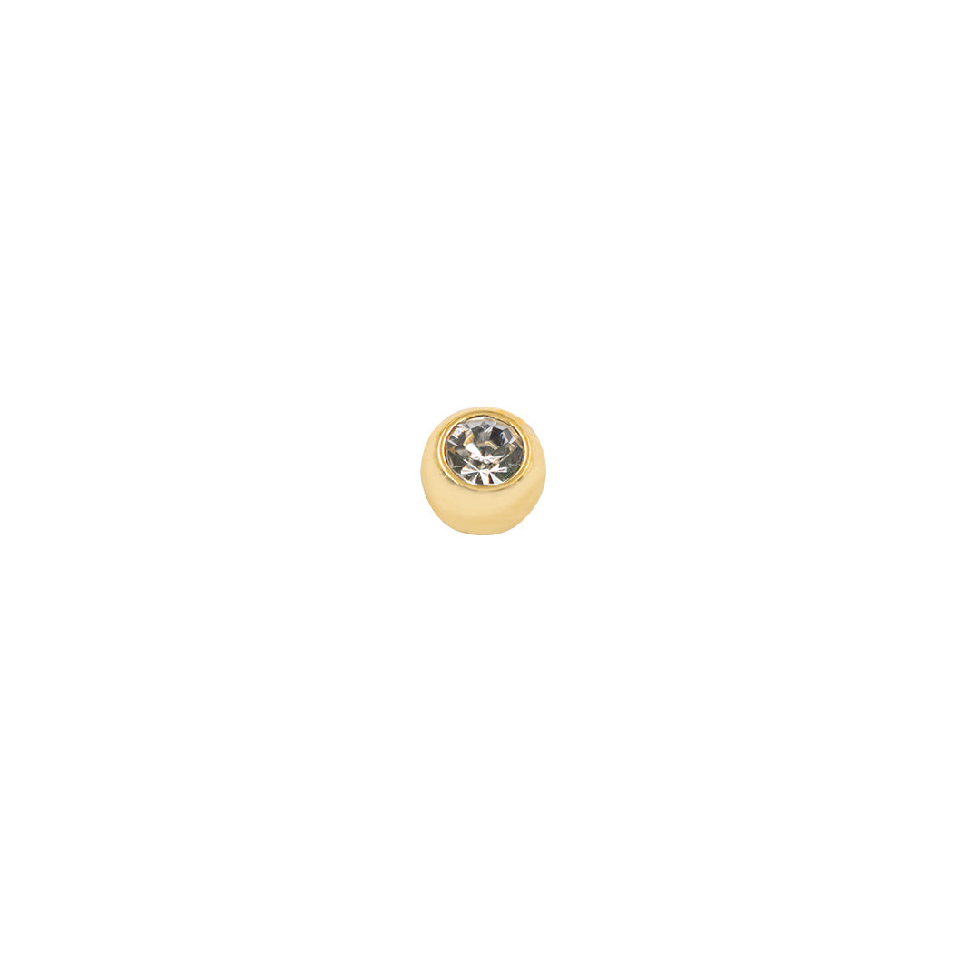 Magnet - Anhänger mit Stein gold
