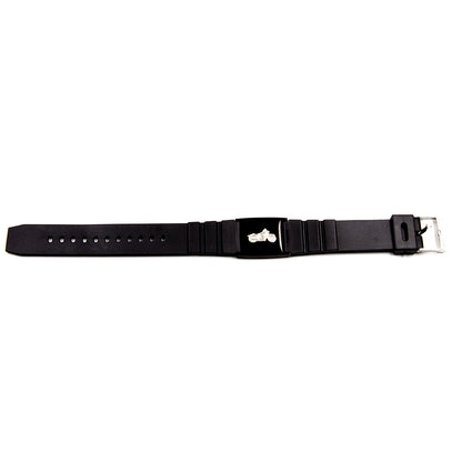 Magnet - Lederarmband Biker schwarz