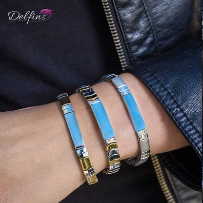 Magnetarmband Flexi Edelstahl