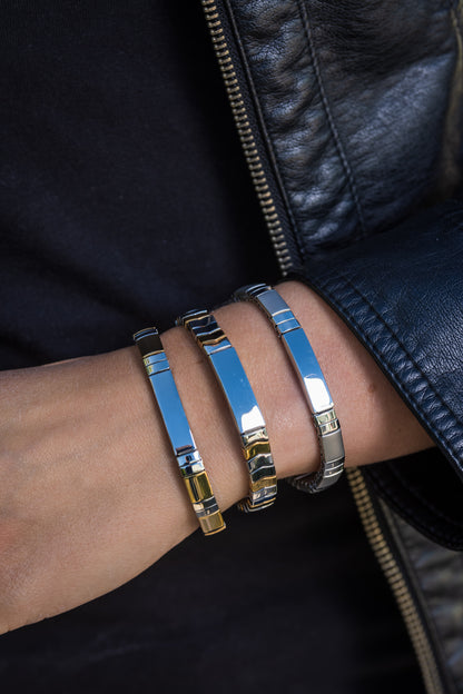 Magnetarmband Flexi mit Goldelemente