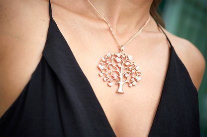 Magnet - Anhänger Baum rose