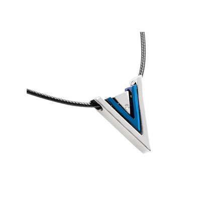 Magnet - Anhänger blau +Lederband