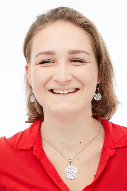 Magnet - Ohrschmuck Lebensblume klein