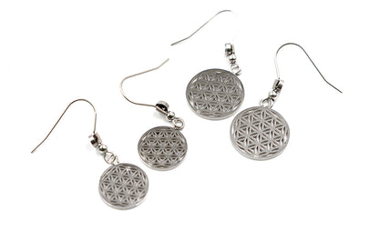 Magnet - Ohrschmuck Lebensblume groß