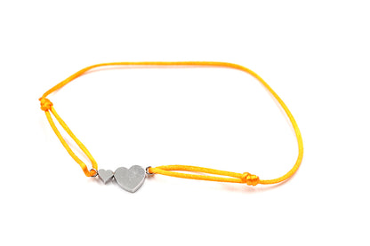 Armband Herz 2 rot mit Magnet