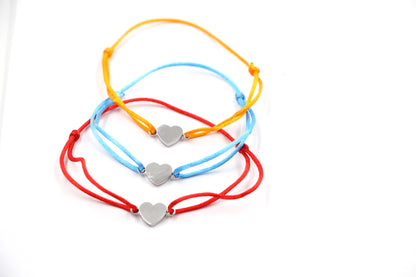 Armband Herz rot mit Magnet