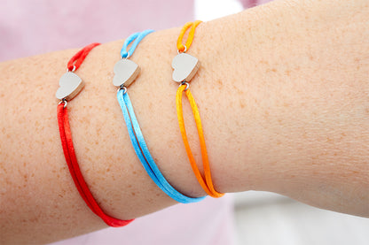 Armband Herz rot mit Magnet