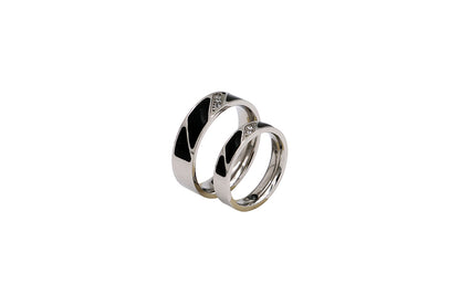 Magnet - Ring Edelstahl  schwarz