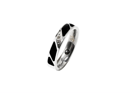 Magnet - Ring Edelstahl  schwarz