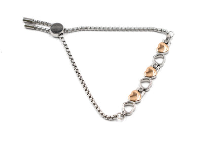 Magnetarmband mit Herz rose