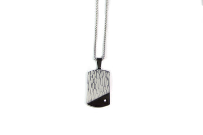 Magnet - Herrenanhänger mit Stein + Kette