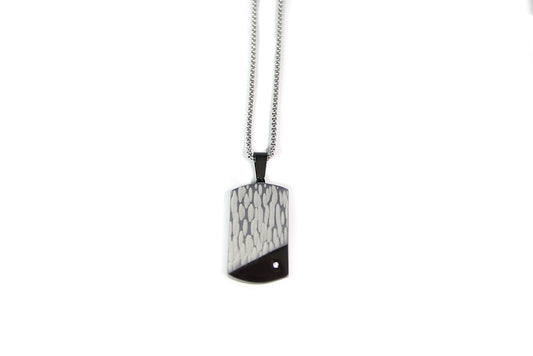 Magnet - Herrenanhänger mit Stein + Kette