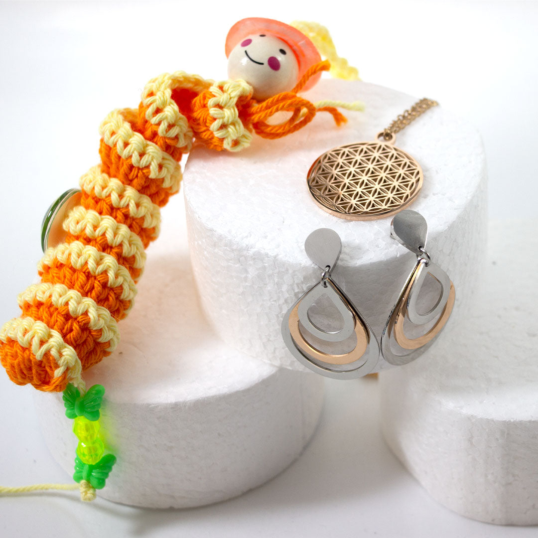 Anhänger-Lebensblume rose 3