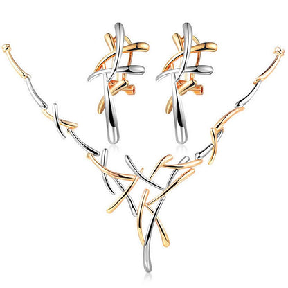 Collier und Ohrstecker