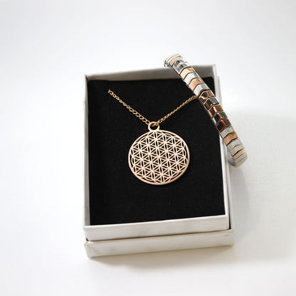 Anhänger-Lebensblume rose 2