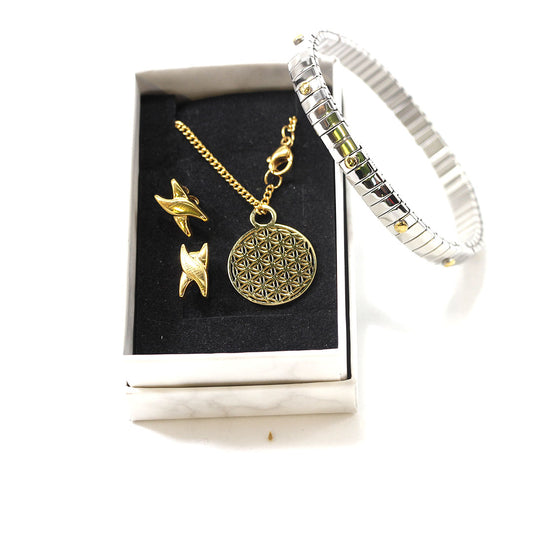 Anhänger Lebensblume gold 1