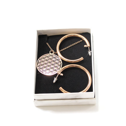 Anhänger-Lebensblume rose 3